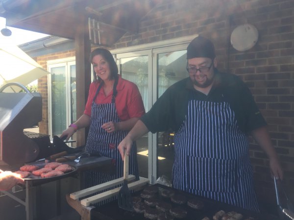 Carl cooks up a feast