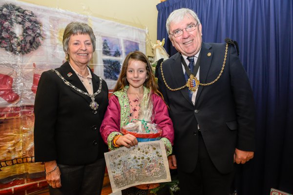 Thank you to the Mayor and Mayoress of Sandwich for judging our Colouring Competition