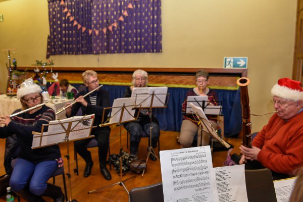 Festive music provided by Sandwich Music Group