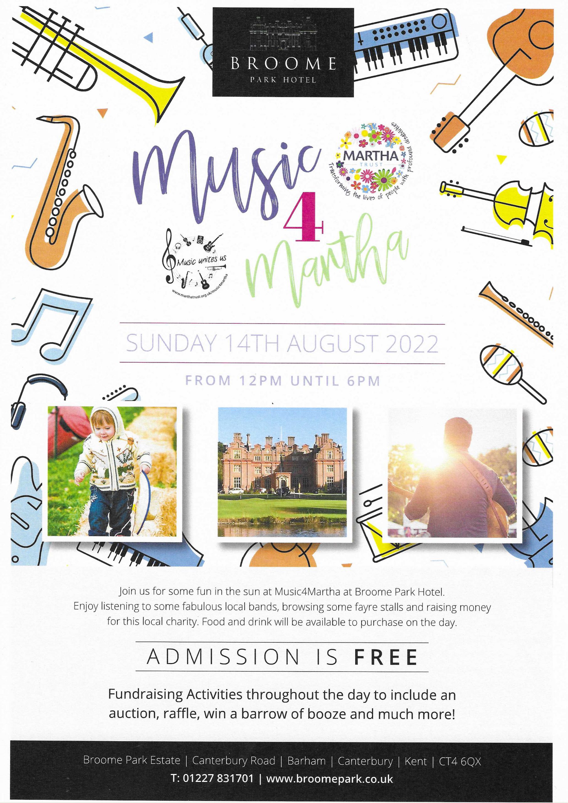 Music4Martha Broome Park