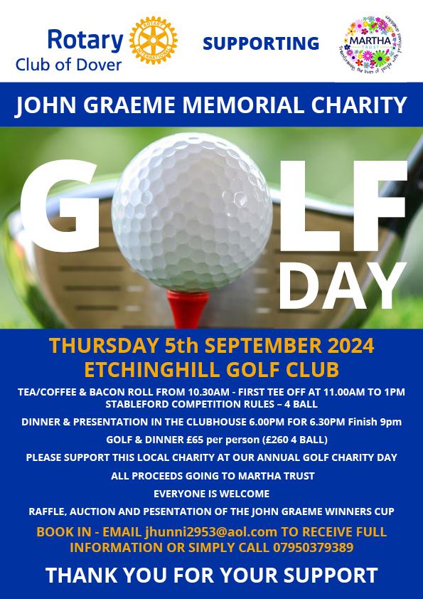 Rotary Club of Dover Golf day