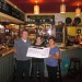 Coach & Horses presents a cheque