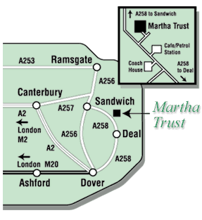 Map of Martha Trust in Deal